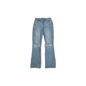 Women's Blue Distressed Jeans